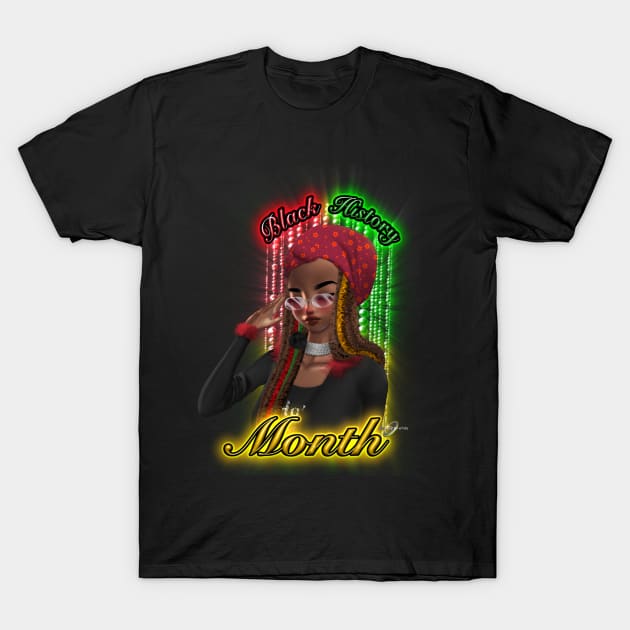 BHM Girl T-Shirt by Ronnsatt.04